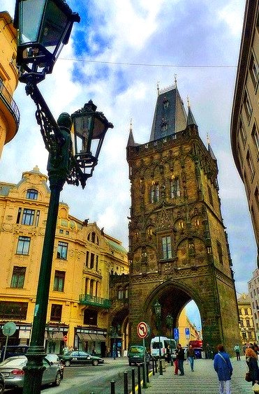 City Gate, Prague, Czech Republic