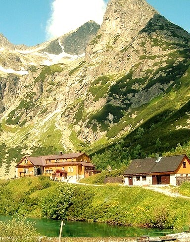 Mountain huts in the High Tatras, Slovakia