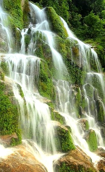 Waterfalls near Gangtok in Sikkim, India