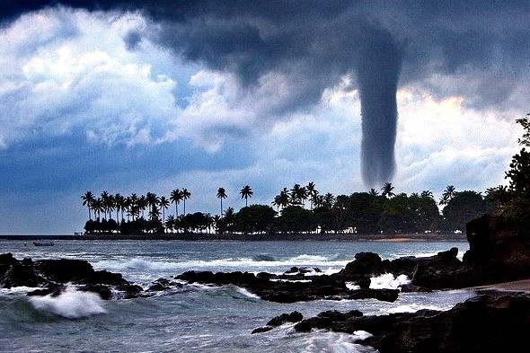 Tornado in Paradise, Senggigi Beach, Lombok, Indonesia