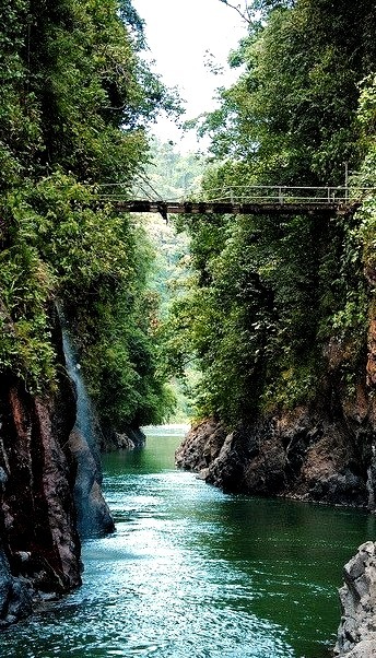 Canyon of Rio Pacuare in Cordillera de Talamanca, Costa Rica
