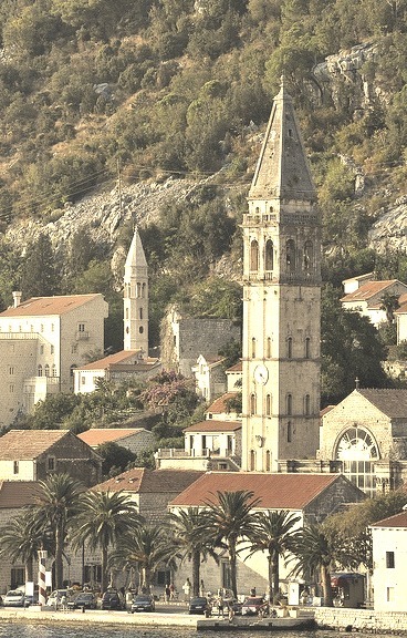 The lovely town of Perast in Bay of Kotor, Montenegro